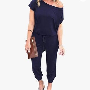 Off the Shoulder Jumpsuit